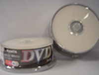 Ridata / Ritek DVD+R DL 8X white inkjet printable 25pk